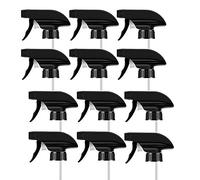 KVSERT Lot de 12 buses de pulvérisation à gâchette - Taille du cou 28/410 en Polypropylène Noir