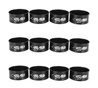 KVSERT Lot de 12 mini moules à charnière de 10,2 cm pour mini cheesecakes, pizzas et quiches