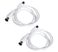 KVSERT Lot de 2 câbles d'extension MIDI vers mâle 5 broches 4,8 m 5 broches mâle vers 5 broches mâle