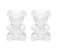 KVSERT Lot de 2 décorations de fête à faire soi-même en mousse de polystyrène Ours 1