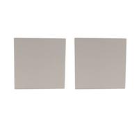 KVSERT Lot de 2 pierres à pizza extra épaisses pour four et barbecue 305 x 305 x 10 mm