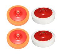 KVSERT Lot de 2 tampons de polissage doux avec filetage M14 180 mm