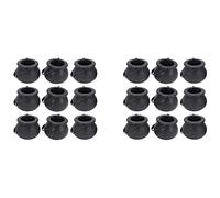 KVSERT Lot de 20 chaudrons noirs avec poignée - Seau - Mini chaudron de sorcière noir pour