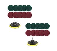 KVSERT Lot de 22 brosses à récurer pour perceuse, brosse à récurer pour carrelage, outil de nettoyage