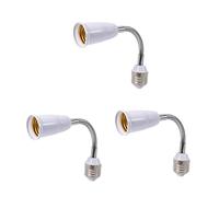 KVSERT Lot de 3 adaptateurs flexibles pour ampoule vers E27 Longueur 20 cm