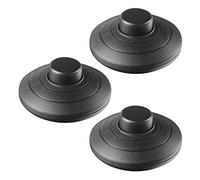 KVSERT Lot de 3 interrupteurs à pied pour lampe à pédale Noir
