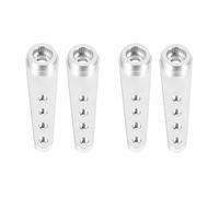 KVSERT Lot de 4 bras de servo en alliage d' 3,2 à 6,3 cm pour servo Futaba, 23T
