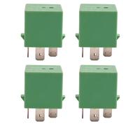 KVSERT Lot de 4 relais pour ventilateur de radiateur 12 V 35 A 5 broches Vert 6547TX pour 206 207 306 307 406 407 807
