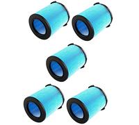 KVSERT Lot de 5 filtres de rechange pour aspirateurs VF5000 - 5 à 90 litres - Papier plissé rigide
