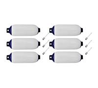 KVSERT Lot de 6 ancrages gonflables en PVC pour bateau, voilier, câlin, etc. (11,4 x 40,6 cm)