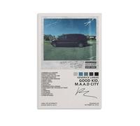Kvsyaw Impression sur toile Kendrick Good Kid, M.A.A.D City sans cadre : 30 x 45 cm
