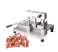 KVTUYC Coupe-os à viande manuel robuste, outil de découpe professionnel de type guillotine, idéal pour une utilisation domestique, commerciale, barbecue coréen, fondue et préparation des aliments.