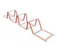 KVTUYC Haies de Vitesse et échelle d'agilité, équipement léger et antidérapant pour l'entraînement Sportif, équipement d'entraînement au Saut pour Enfants et Adultes, adapté à l'athlétisme(20 grids)