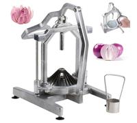 KVTUYC Kit de coupe-oignons fleuris en acier inoxydable, outil manuel pour la confection d'oignons fleuris, idéal pour la cuisson maison, la restauration rapide et la décoration de plats.