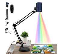 KVTUYC Lampe de Projection Artistique, Planche à Dessin étanche, projecteurs Portables pour Le Dessin, projecteurs intelligents pour Enfants et Adultes, Outils de Bureau pour la Peinture(Blue,0.6m)