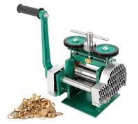 KVTUYC Machine à laminer Les Bijoux, Machine à laminer Manuelle avec manivelle, épaisseur de Presse de 0,1 à 17 mm, pour l'industrie de la Bijouterie Professionnelle ou Les projets de Bricolage.