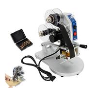 KVTUYC Machine de Codage de Date, imprimante à Chaud électrique Manuelle, Machine d'impression à Chaud, dateur à Changement Rapide, Lettrage réglable, pour emballages Flexibles en Film Plastique