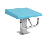 KVTUYC Plateforme de plongée Professionnelle inclinée à 15°, Surface antidérapante en Caoutchouc, adaptée aux piscines creusées, pour Les compétitions et Les entraînements de Natation.(A)