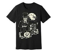 KVXSQLH GEXU Candyman Horror Halloween Psychobilly Rockabilly ShirtMonsters and Martians Black(Small)