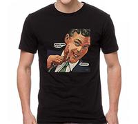 KVXSQLH GEXU Frank Zappa Weasels Ripped My Flesh Men's Black T-Shirt Black(Small)