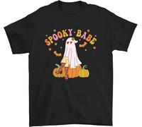 KVXSQLH GH.ost SP@oky B@be Hal.loween Unisex T Shirt, Sweatshirt, Women,(Medium)