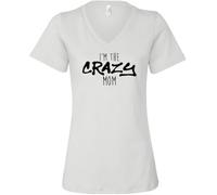 KVXSQLH Gift for Mom Mother - I'm The Crazy Mom T-Shirt for Women(XX-Large)