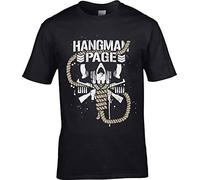 KVXSQLH Hangman Page T-T-Shirts à Manches Courtes - XS-3XL - NJPW Bullet Club New Japan Pro Wrestling Adam Black(Large)