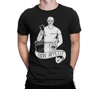 KVXSQLH Hannibal Lecter - Bon Appetit T-T-Shirts à Manches Courtes(Small)