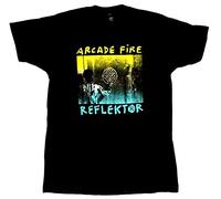 KVXSQLH HAODI Arcade Fire Reflektor t T-Shirts à Manches courtess männer Schwarz Classique pour Homme et Femme 100% Coton, Couleur 07(XX-Large)