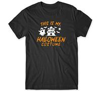 KVXSQLH This is My Halloween Costume Mens Funny T-Shirt Black(XX-Large)