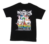 KVXSQLH Voltron Defender of The Universe Pilots Adult T-Shirt Black(Medium)