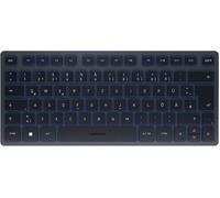 Kw 7100 Mini Bt, Clavier Compact Multi-Appareils Avec Trois Canaux Bluetooth, Disposition Allemande (Qwertz), Design Plat, Étui De Transport Inclus, Slate Blue