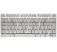 Kw 7100 Mini Bt For Mac, Clavier Compact Pour Mac Avec 3 Canaux Bluetooth, Disposition De (Qwertz), Clavier Sans Fil Multi-Appareils, Blanc Moonlight