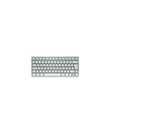 CHERRY KW 7100 MINI BT Clavier Bluetooth AZERTY Français Menthe - Cherry SX, 79 Touches, Bluetooth 5.1, 295.49 x 129.03 x 26.94 mm