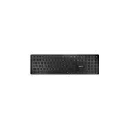 KW 9100 SLIM - Clavier - sans fil - 2.4 GHz, Bluetooth 4.0 - Espagnol - commutateur : CHERRY SX - noir, argent