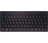 Kw 9200 Mini, Clavier Compact Multi-Appareils Jusqu`À 4 Appareils, Disposition Espagnole (Qwerty), Bluetooth, 2,4 Ghz Ou Filaire, Rechargeable, Noir