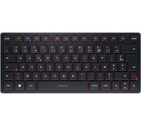 Kw 9200 Mini, Clavier Compact Multi-Appareils Jusqu`À 4 Appareils, Disposition Française (Azerty) Bluetooth, 2,4 Ghz Ou Filaire, Rechargeable, Noir