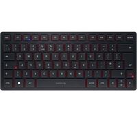 Kw 9200 Mini, Clavier Compact Multi-Appareils Jusqu`À 4 Appareils, Disposition Uk (Qwerty), Bluetooth, 2,4 Ghz Ou Filaire, Rechargeable, Rechargeable, Noir