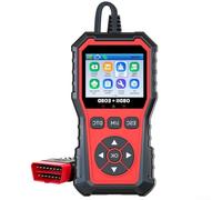 KW330 OBD2 Scanner de moteur de voiture Lecteur de code d'erreur Testeur de batterie avec données en temps réel Support protocole CAN pour véhicules américains européens asiatiques 1996+