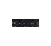 V7 Clavier KW550DEBT Dual mode Bluetooth / Wireless 2,4 GHZ l allemand QWERTZ - Noir