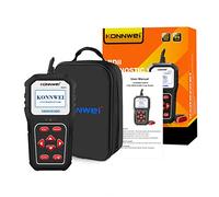 KW818 Outil de Scanner OBDII de Voiture Lecteur Automatique avec écran Couleur LCD de 2,8 Pouces 5.0 Lecture des Codes d'effacement Préparation I/M Flux de données Test de Tension