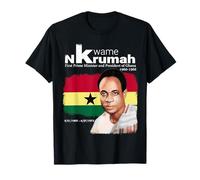 Kwame Nkrumah Homme Noir Histoire Mois Détresse Style T-Shirt