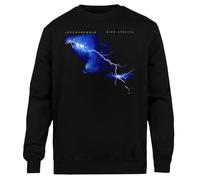 Kwantees Dire Straits Love Over Gold Shirt Veste Sweat-Shirt Noir Unisexe À Col Ras du Cou Écologique