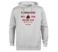Kwantees Kamogawa Boxing Gym Veste À Capuche Écologique Unisexe À Capuche Grise