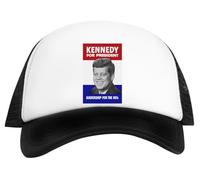 Kwantees Kennedy for President Casquette Blanche Unisexe Eco-Friendly Snapback