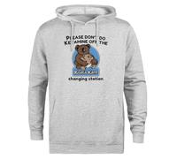 Kwantees Koala Kare s'il Vous Plaît Ne Faites Pas De Kétamine Sweat à Capuche Gris Unisexe Veste à Capuche Écologique Unisex Grey Hoodie Eco-Friendly Hooded Jacket
