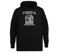 Kwantees Koala Kare s'il Vous Plaît Ne Faites Pas De Kétamine Sweat à Capuche Noir Unisexe Veste à Capuche Écologique Unisex Black Hoodie Eco-Friendly Hooded Jacket