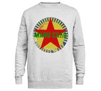Kwantees Manu Chao Soleil Sweatshirt Gris Unisexe Col Rond Écologique Unisex Grey Sweatshirt Eco-Friendly Crewneck