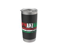 Kwanzaa Matunda Ya Kwanza Rouge Blanc Vert vieilli Gobelet isotherme en acier inoxydable double paroi