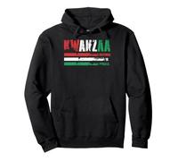 Kwanzaa Matunda Ya Kwanza Rouge Blanc Vert Vieilli Sweat à Capuche